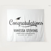 Tenture Félicitations aux diplômés (Devant (Horizontal))