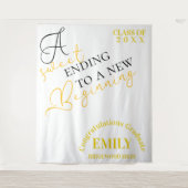 Tenture Félicitations Diplômé 2025 graduation (Devant)