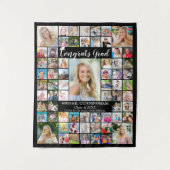 Tenture Félicitations diplômé 66 Collage photo couleur per (Devant)