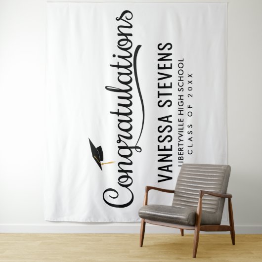 Tenture Félicitations Diplômé Remise des diplômes (En situation)