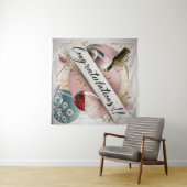 Tenture Félicitations Élégantes Murale #5 (En situation (horizontale))