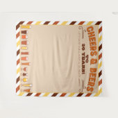 Tenture Félicitations et bières Toile de fond anniversaire (Devant (Horizontal))