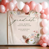 Tenture Félicitations Graduate Cowgirl Pays Ouest