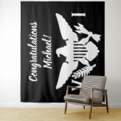 Tenture Félicitations Îles Vierges américaines Drapeau noi (En situation)