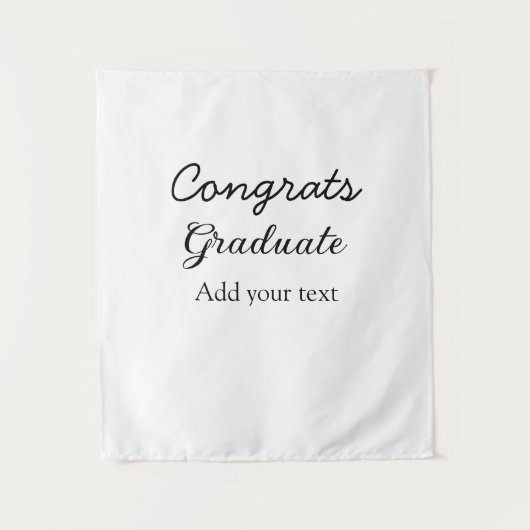 Tenture Félicitations minimales simples pour la remise des (Devant)