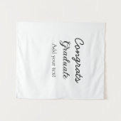 Tenture Félicitations minimales simples pour la remise des (Devant (Horizontal))