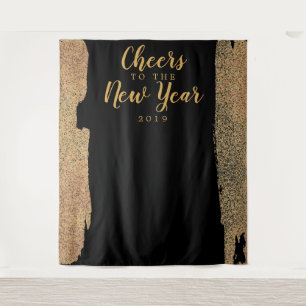 Tenture Félicitations pour la nouvelle année Toile de fond