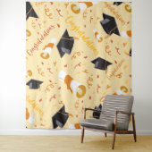 Tenture Félicitations pour la remise des diplômes (En situation)