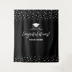Tenture Félicitations pour la remise des diplômes avec con