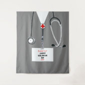 Tenture Félicitations pour la remise des diplômes de l'éco (Devant)