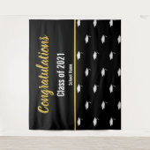 Tenture Félicitations Remise des diplômes promotion 2021 (Devant)