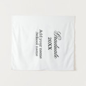 Tenture Félicitations simples de remise de diplôme minimal (Devant (Horizontal))