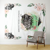 Tenture Félicitations Sorcières Décor de Fond de Fête de F (En situation (horizontale))