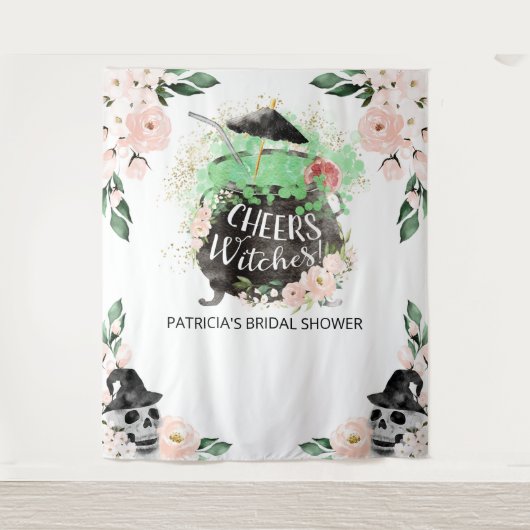 Tenture Félicitations Sorcières Décor de Fond de Fête de F (Devant)