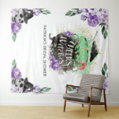 Tenture Félicitations Sorcières Décor de Fond pour Enterre (En situation (horizontale))