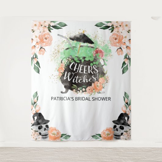 Tenture Félicitations Sorcières Décor de Fond pour la Fête (Devant)