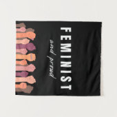 Tenture Féministe Et Fière (Devant (Horizontal))