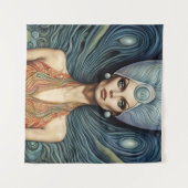 Tenture Femme Alien Imaginaire (Devant (Horizontal))