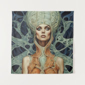 Tenture Femme Alien modèle (Devant)