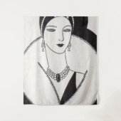 Tenture femme art déco 1928 (Devant)