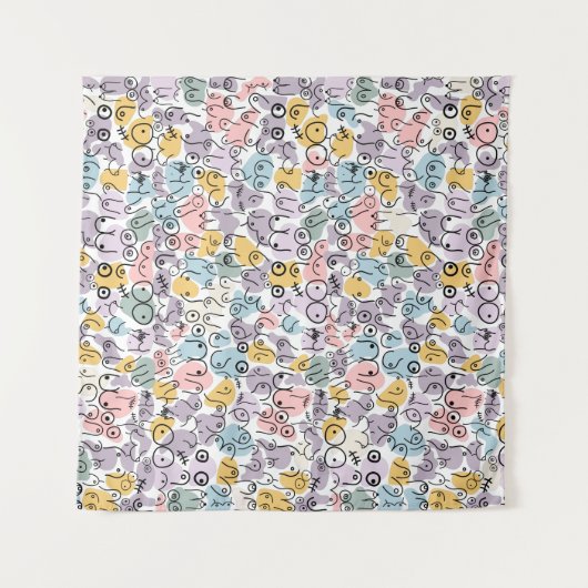 Tenture femme au sein pastel (Devant (Horizontal))