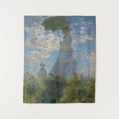 Tenture Femme avec parasol - Madame Monet et son fils (Devant)