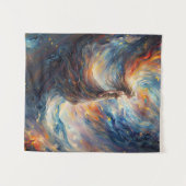 Tenture Femme céleste dans l'art cosmos de feu (Devant (Horizontal))