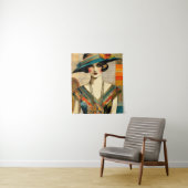 Tenture Femme de mode vintage (En situation)