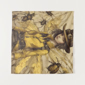 Tenture Femme d'insectes Steampunk (Devant (Horizontal))