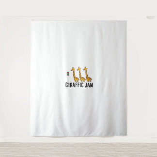 Tenture Femme Giraffic Jam Funny Giraffe Giraffe Pun Cute