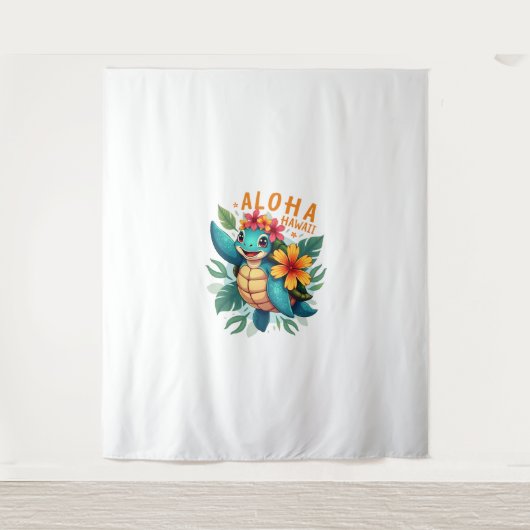 Tenture Femme Hawaiienne-Chemise Aloha Hawaii (Devant)