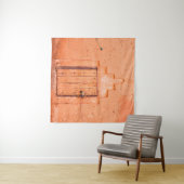 Tenture Fenêtre en bois fermée dans la maison marocaine tr (En situation (horizontale))