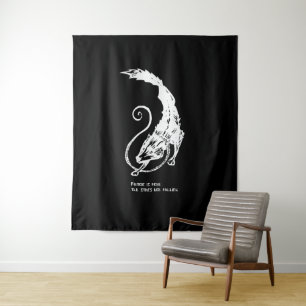 Tenture Fenrir Fenris est un chien libre de la mythologie