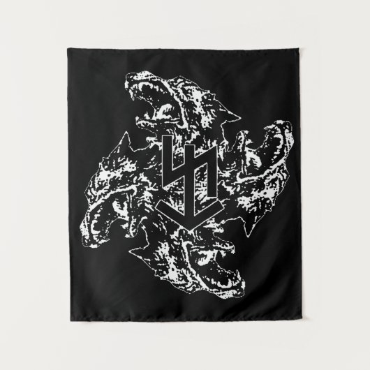 Tenture Fenrir Wolf Banner (Devant)