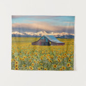 Tenture Fermes | Champ de tournesols (Devant (Horizontal))