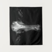 Tenture Fermes | Tête de vache B&W (Devant)