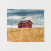 Tenture Fermes | Vielle grange rouge (Devant (Horizontal))