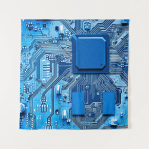 Tenture Fermeture de la carte de circuits électroniques. c