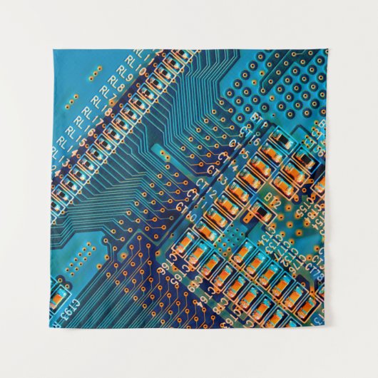 Tenture Fermeture de la carte de circuits électroniques. o (Devant (Horizontal))