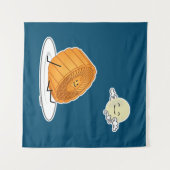 Tenture Festival du milieu de l'automne Moon cake lunakes  (Devant (Horizontal))