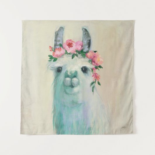 Tenture Festival Llama (Devant (Horizontal))