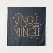 Tenture Festive Jingle et Mingle Holiday Design (Devant)
