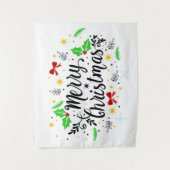 Tenture Festive Joyeux Noël (Devant)