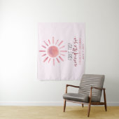 Tenture Fête d'anniversaire 1 an Premier Tour Autour du So (En situation)