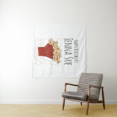 Tenture Fête d'anniversaire cinéma en plein air Popcorn    (En situation (horizontale))