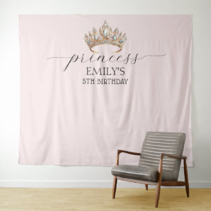 Tenture Fête d'anniversaire de la princesse royale couronn