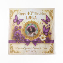 Fête d'anniversaire de la Royal Gold Purple Butple