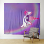 Tenture Fête d'anniversaire de licorne Fond de photo arc-e (En situation (horizontale))