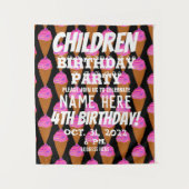 TENTURE FÊTE D'ANNIVERSAIRE D'ENFANTS  (Devant)