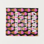 TENTURE FÊTE D'ANNIVERSAIRE D'ENFANTS  (Devant (Horizontal))